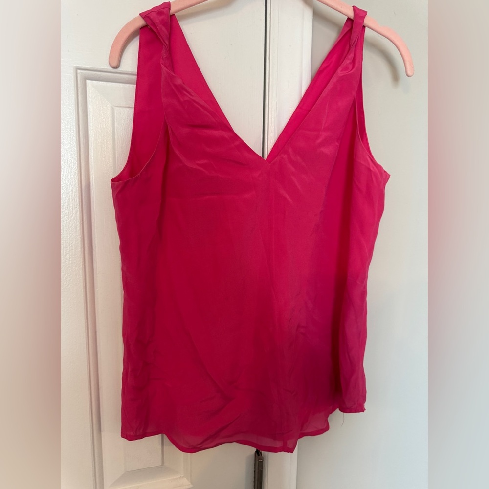 Banana Republic silk pink top sz 2